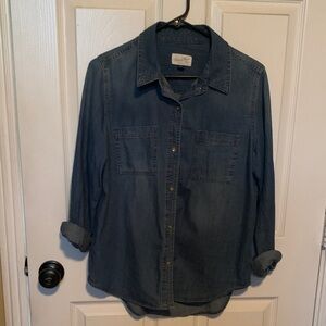 Universal Thread Blue Denim Shirt